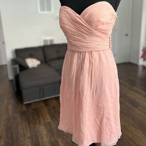 Jenny Yoo prom style‎ Gown Blush Pink sz 2 party dress formal sweetheart XS
